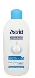 Astrid Aqua Biotic čisticí pleťové mléko pro normální a smíšenou pleť 200 ml