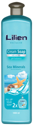 Lilien tekuté mýdlo náhradní náplň láhev 1000 ml Sea Minerals