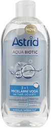 Astrid Aqua Biotic micelární voda 3v1 pro normální pleť 400 ml