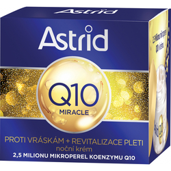Astrid krém Q10 Miracle Noční krém proti vráskám s UV filtry 50 ml