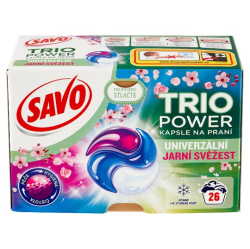 Savo kapsle na praní Jarní Svěžest Trio Power 26ks