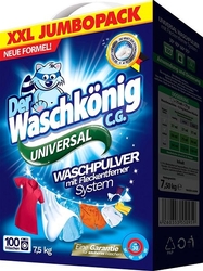 Der Waschkönig 6,5kg prací prášek Alpen Frisch UNIVERSAL 100 praní BOX