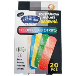 Náplast polštářková Colorful 20ks