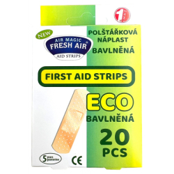 Náplast polštářková eco bavlněná 20ks
