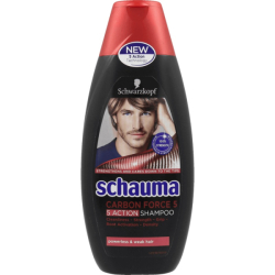 Schauma šampon 400ml Men  Men Karbon Kraft 5