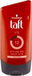 Taft gel na vlasy 150ml V12 Power Speed Turbo
