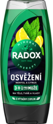 Radox sprchový gel 225ml Men Osvěžení Mentol Citrus