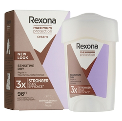 Rexona Maximum Protection antiperspirační krém 45ml Protection Sensitive Dry