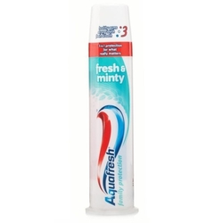 Aquafresh Family Protection Fresh & Mint zubní pasta s dávkovačem 100 ml