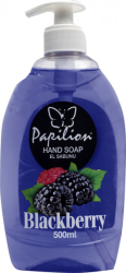 Papilion tekuté mýdlo s pumpou 500ml Blackberry
