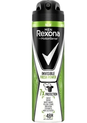 Rexona antiperspirant sprej 150ml Men Invisible Fresh PowerBlack&White