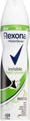 Rexona antiperspirant sprej 150ml Invisible Fresh Power Black White