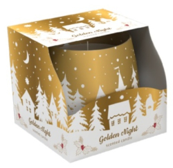 Svíčka 100g Christmas Golden Night