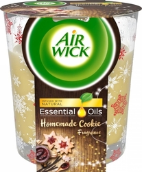 Air Wick Essential Oils svíčka 105g Warm Vanilla