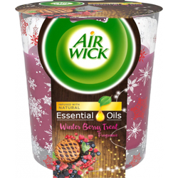 Air Wick Essential Oils svíčka 105g Winter Berry