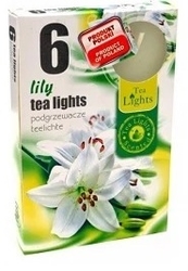 Svíčka Tea Lights 6ks Lily