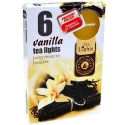 Svíčka Tea Lights 6ks Vanilla