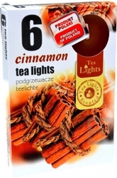 Svíčka Tea Lights 6ks Cinnamon