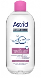 Astrid Aqua Biotic micelární voda 3v1 pro suchou a citlivou pleť 400 ml