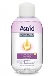 Astrid Aqua Biotic Dvoufázový odličovač očí a rtů 125 ml