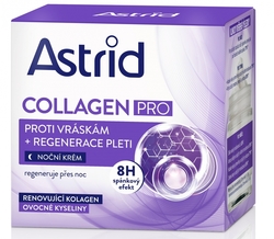 Astrid krém Collagen PRO noční proti vráskám 50 ml