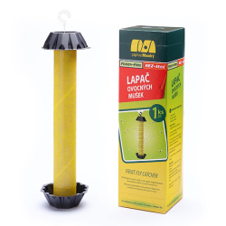 Lapač octomilek a much Fly stick