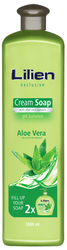 Lilien tekuté mýdlo náhradní náplň láhev 1000 ml Aloe Vera