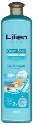 Lilien tekuté mýdlo náhradní náplň láhev 1000 ml Sea Minerals