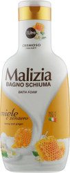 Malizia pěna do koupele 1 L Honey & Ginger