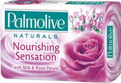 Palmolive toaletní mýdlo 90g Naturals Nourishing Sensation Milk & Rose