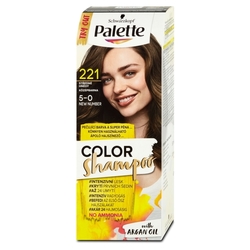 Palette Color Shampoo 221 (5-0) středně hnědý
