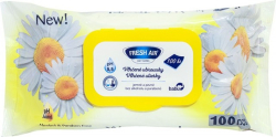 Vlhčené ubrousky 100ks Fresh Air Heřmánek