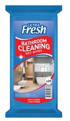 Vlhčené čistící ubrousky Ultra fresh 20ks koupelna