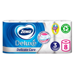    Toaletní papír Zewa Deluxe 3 vrstvý 8ks Delicate Care 7  balení