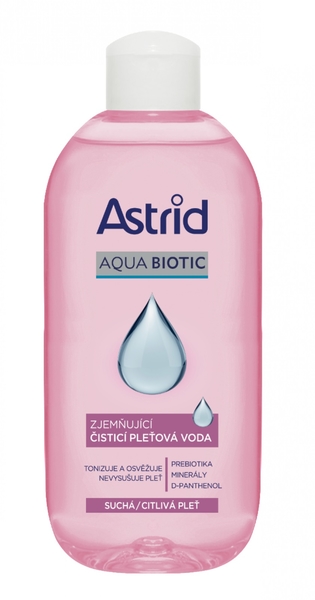 Astrid Aqua Biotic čisticí pleťová voda pro suchou a citlivou pleť 200 ml