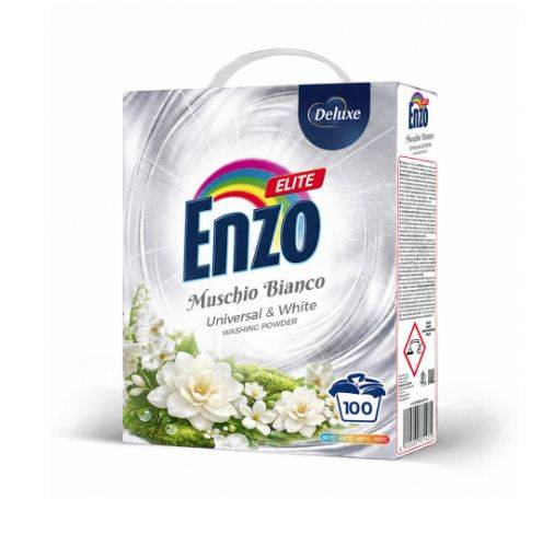 Deluxe Enzo prací prášek Professional Elite Universal White Muschio100 PD 5,5kg 