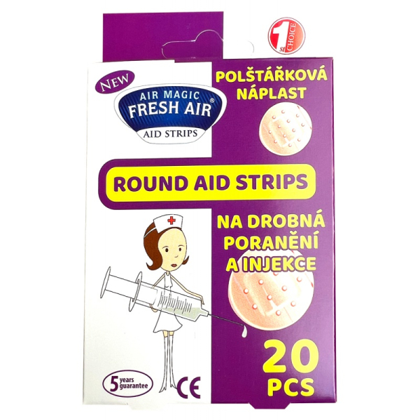 Náplast polštářková na drobné poranění a injekce 20ks