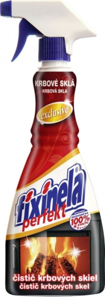 Fixinela 500ml Perfekt na krbová skla čistič