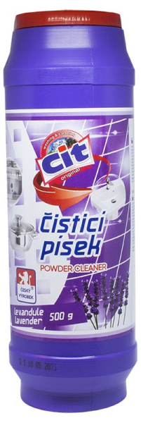 CIT čistící písek na nádobí 500g Levandule