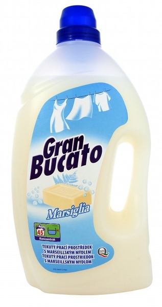 Madel Gran Bucato Marsiglia 2475ml univerzální prací gel s marseillským mýdlem 45 dávek