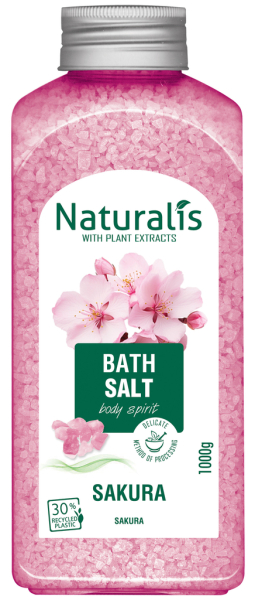 Naturalis sůl koupelová 1kg Sakura