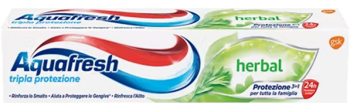 Aquafresh zubní pasta 75ml Triple Protection Herbal