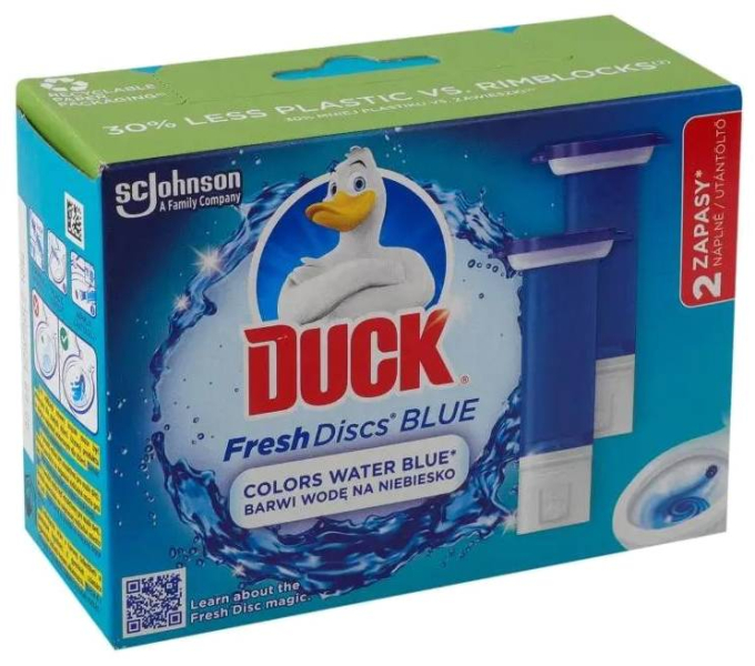 Duck fresh discs WC náhradní náplň 2x36ml Blue