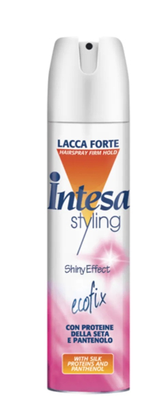 Intesa Lak na vlasy shiny s leskem 300ml růžový
