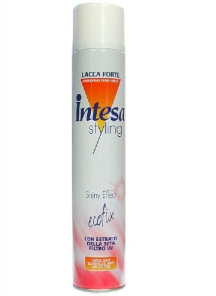 Intesa Lak na vlasy  silně tužící schiny 500 ml růžový