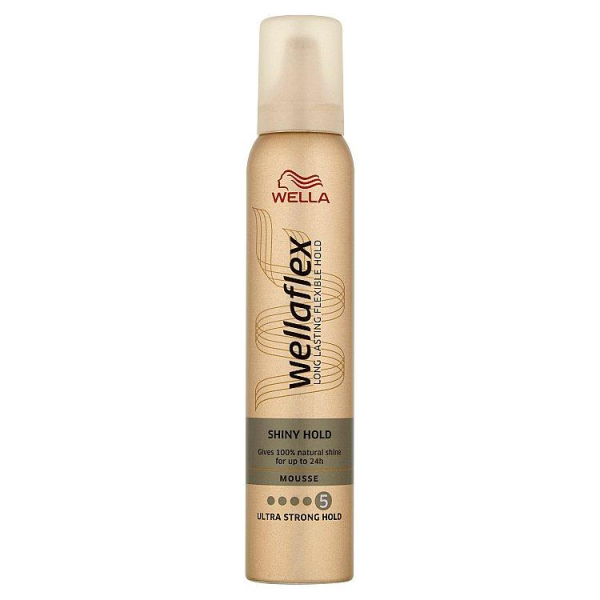 Wellaflex pěnové tužidlo 200ml Shiny Hold Ultra Strong Hold