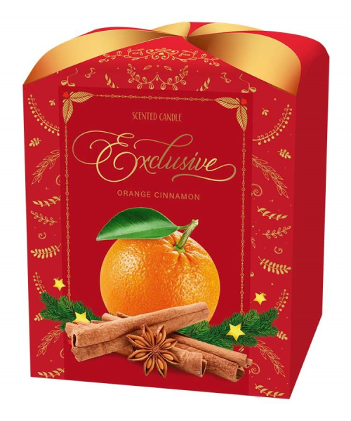 Svíčka Exclusive 100g Christmas Orange cinnamon