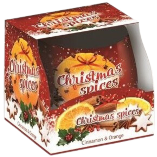 Svíčka 100g Christmas Orange Cinnamon