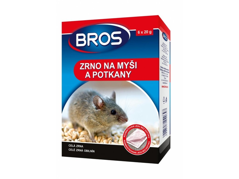 Bros zrno myši a potkany 120g