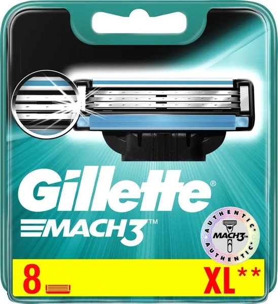 Gillette Mach 3 náhradní hlavice 8ks